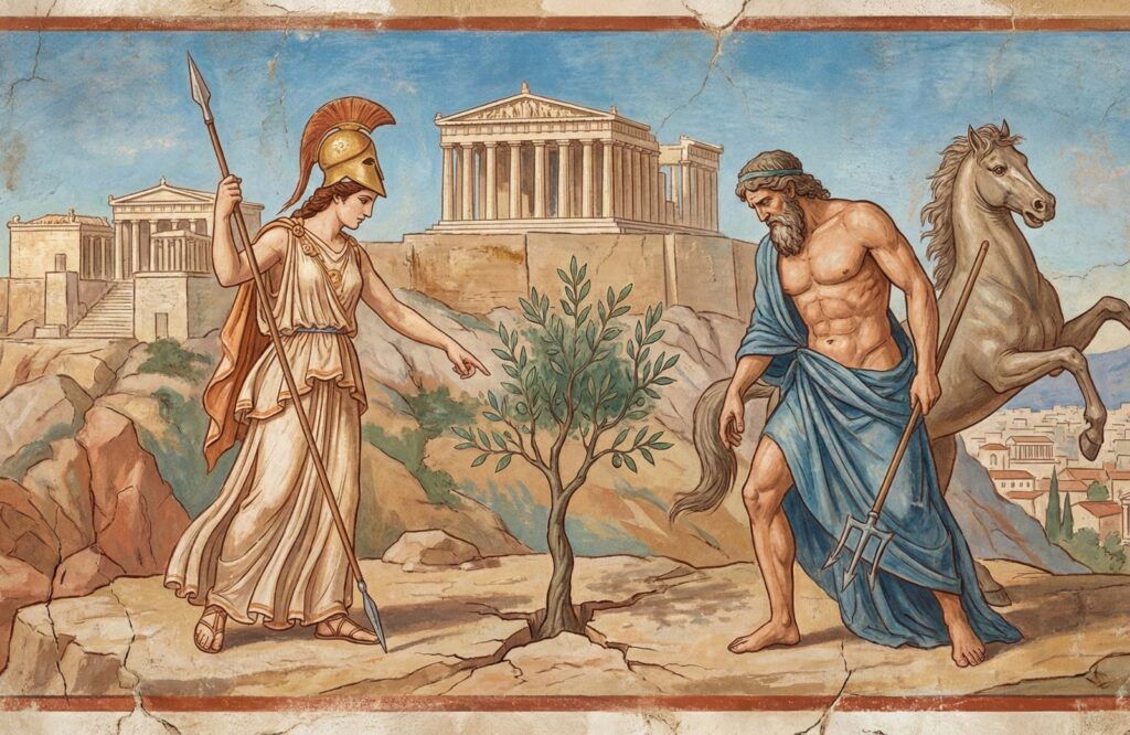 El olivo en atenas